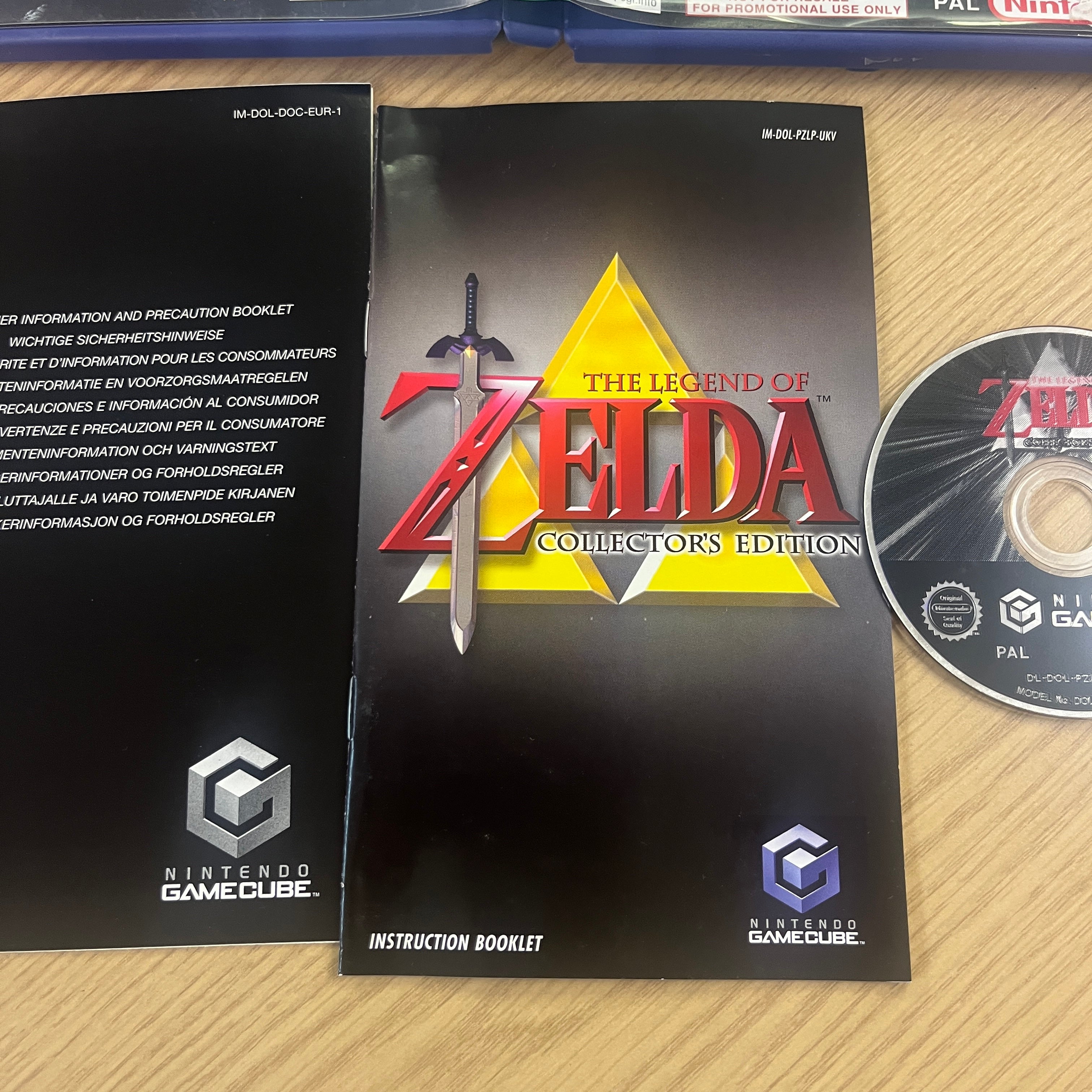Legend of Zelda: Collector's Edition, The GameCube game complete Legend of Zelda: Collector's Edition, The GameCube game complete